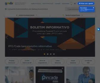 Cade.gov.br(Página Inicial) Screenshot