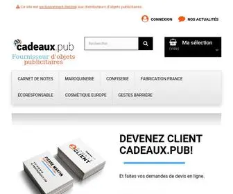 Cadeaux.pub(Cadeaux d'affaires & objets publicitaires) Screenshot