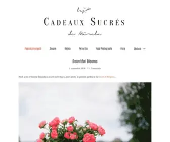 Cadeauxsucres.com(Sucrés) Screenshot