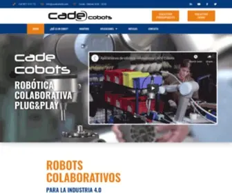 Cadecobots.com(Soluciones de robotica colaborativa) Screenshot