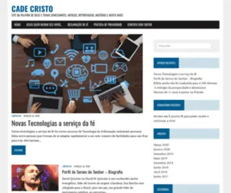 Cadecristo.com.br(Cade Cristo) Screenshot