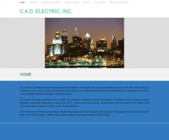 Cadelectric.com(Electric, Inc) Screenshot