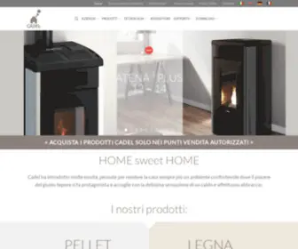 Cadelsrl.com(Stufe a pellet inserti per camini e cucine a legna) Screenshot