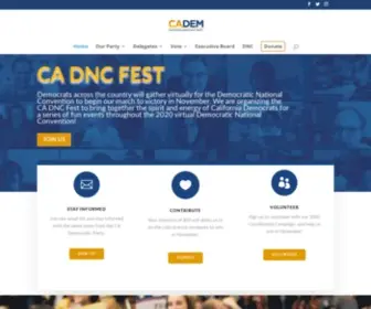 Cadem.org(California Democratic Party) Screenshot