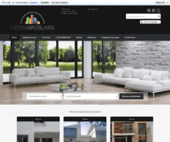 Cadena-Inmobiliaria.com(Bienvenido a Cadena Inmobiliaria) Screenshot