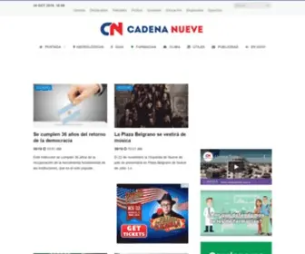 Cadenanueve.com(Cadena Nueve) Screenshot