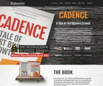 Cadencebook.com(A Tale of Fast Business Growth by Pete Williams) Screenshot