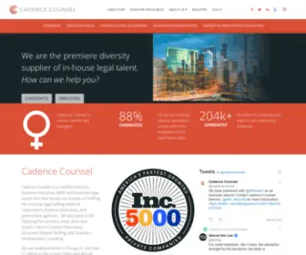 Cadencecounsel.com(Cadence Counsel) Screenshot