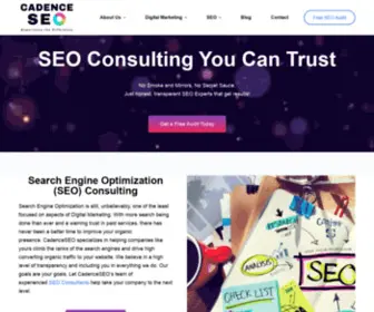 Cadenceseo.com(Hiring an SEO Agency can be the catalyst) Screenshot