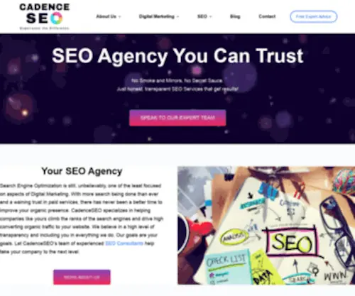 Cadenceseo.net(SEO Consulting Services) Screenshot