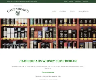 Cadenheads-Whisky-Shop-Berlin.de(Cadenheads Whisky Shop Berlin) Screenshot