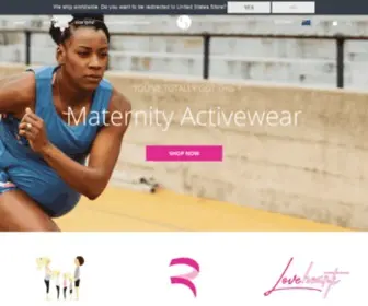 Cadenshae.co.nz(Stylish Maternity Activewear) Screenshot