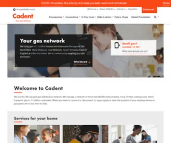 Cadentgas.com(Cadent) Screenshot