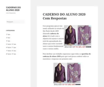 Cadernodoaluno2020.club(CADERNO DO ALUNO 2020 Com Respostas) Screenshot