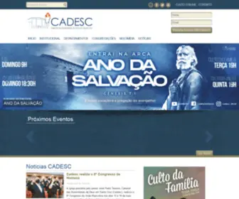 Cadesc.com.br(Catedral das Assembleias de Deus em Santa Cruz) Screenshot