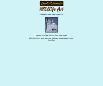 Cadescoveart.com(Fred Weiser's Wildlife Art) Screenshot