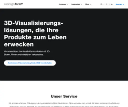 Cadesignform.de(Cadesign form) Screenshot