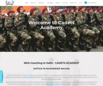 Cadetsacademy.in(Cadets Academy) Screenshot