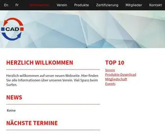 Cadexchange.ch(Standardisierung des CAD) Screenshot