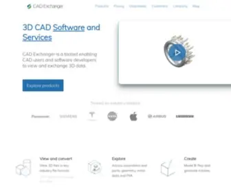 Cadexchanger.com(3D CAD viewer and converter) Screenshot