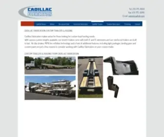 Cadfab.com(Cadillac, MI) Screenshot