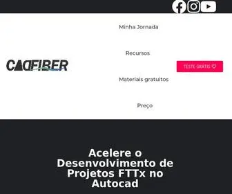 Cadfiber.com.br(Cadfiber) Screenshot
