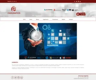 Cadgrafics.com.mx(Bienvenidos a Cadgrafics SA de CV) Screenshot