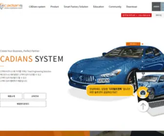 Cadians.com(시스템 전문업체) Screenshot