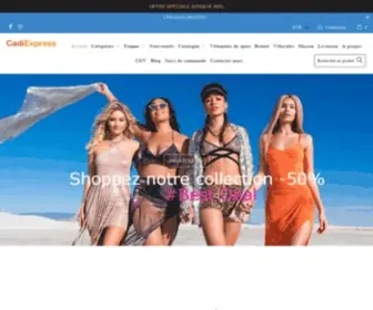 Cadiexpress.com(Jusqu'à) Screenshot