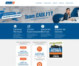 Cadif1.com(Te preparamos para trabajar con cursos y carreras en el área de) Screenshot