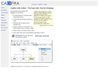 Cadifra.com(Cadifra UML Editor) Screenshot