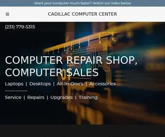 Cadillaccomputer.com(Computer Repairs in Cadillac) Screenshot