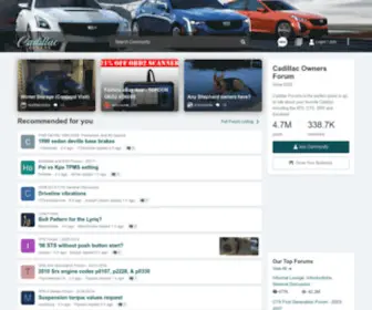 CadillacForums.com(Cadillac Forums) Screenshot