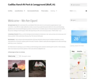 Cadillacranchrv.com(Cadillac Ranch RV Park & Campground (Bluff) Screenshot