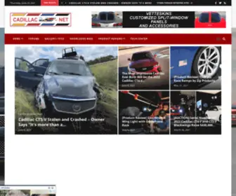 CadillacVnet.com(The Cadillac V) Screenshot