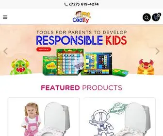 Cadily.org(Tools for parents to develop responsible kids) Screenshot