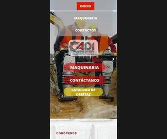 Cadimaquinaria.com(INICIO) Screenshot