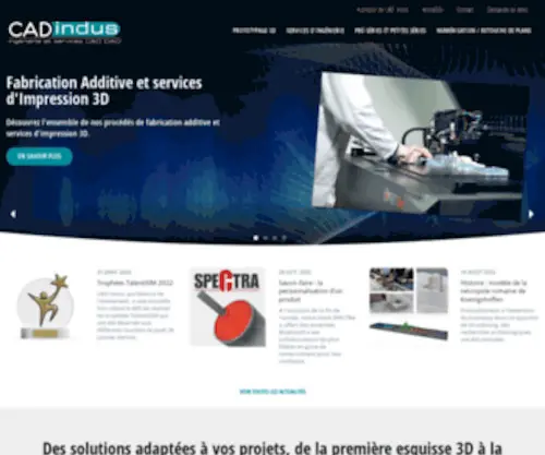 Cadindus.fr(CAD'indus) Screenshot