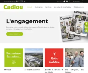 Cadiou-Industrie.com(Cadiou à Locronan) Screenshot