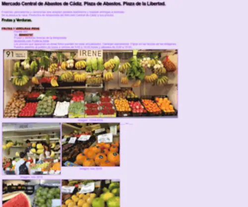 Cadizpro.com(Mercado Central de Abastos de Cádiz) Screenshot