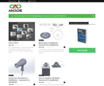 Cadmode.com(CAD Mode) Screenshot
