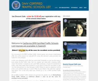 Cadmvapprovedtrafficschools.com(CA DMV Approved Traffic Schools) Screenshot