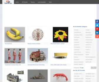 Cadnav.com(Free 3D Models) Screenshot
