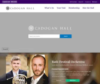 Cadoganhall.com(Cadogan Hall) Screenshot