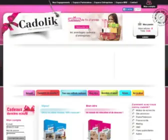 Cadolik.com(Coffrets) Screenshot