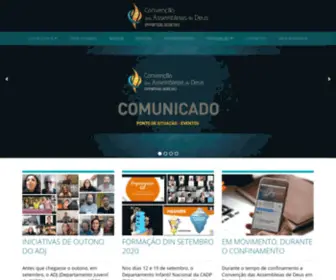 Cadp.pt(Convenção das Assembleias de Deus em Portugal) Screenshot