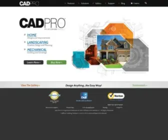 Cadpro.com(Drafting Software) Screenshot