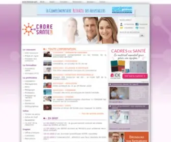 Cadredesante.com(Cadre de santé) Screenshot