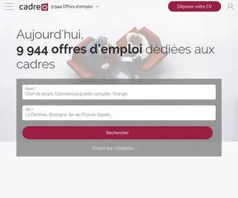 Cadreo.com(Offres d'Emploi et Recrutement des Cadres en France) Screenshot