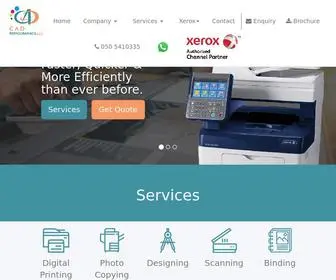 Cadreprographics.com(Digital Printing Services) Screenshot